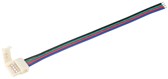 Коннектор 5шт RGB 10 мм ( - 15 см - разъем) IEK